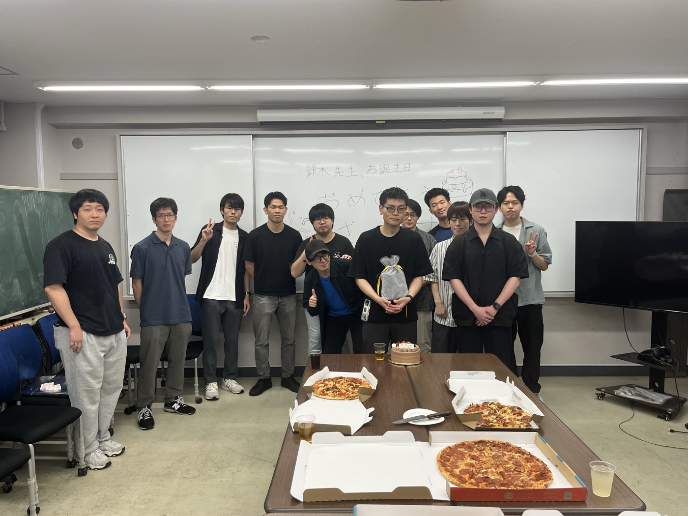 鈴木先生のお誕生日会